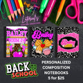 Customized Composition Notebooks