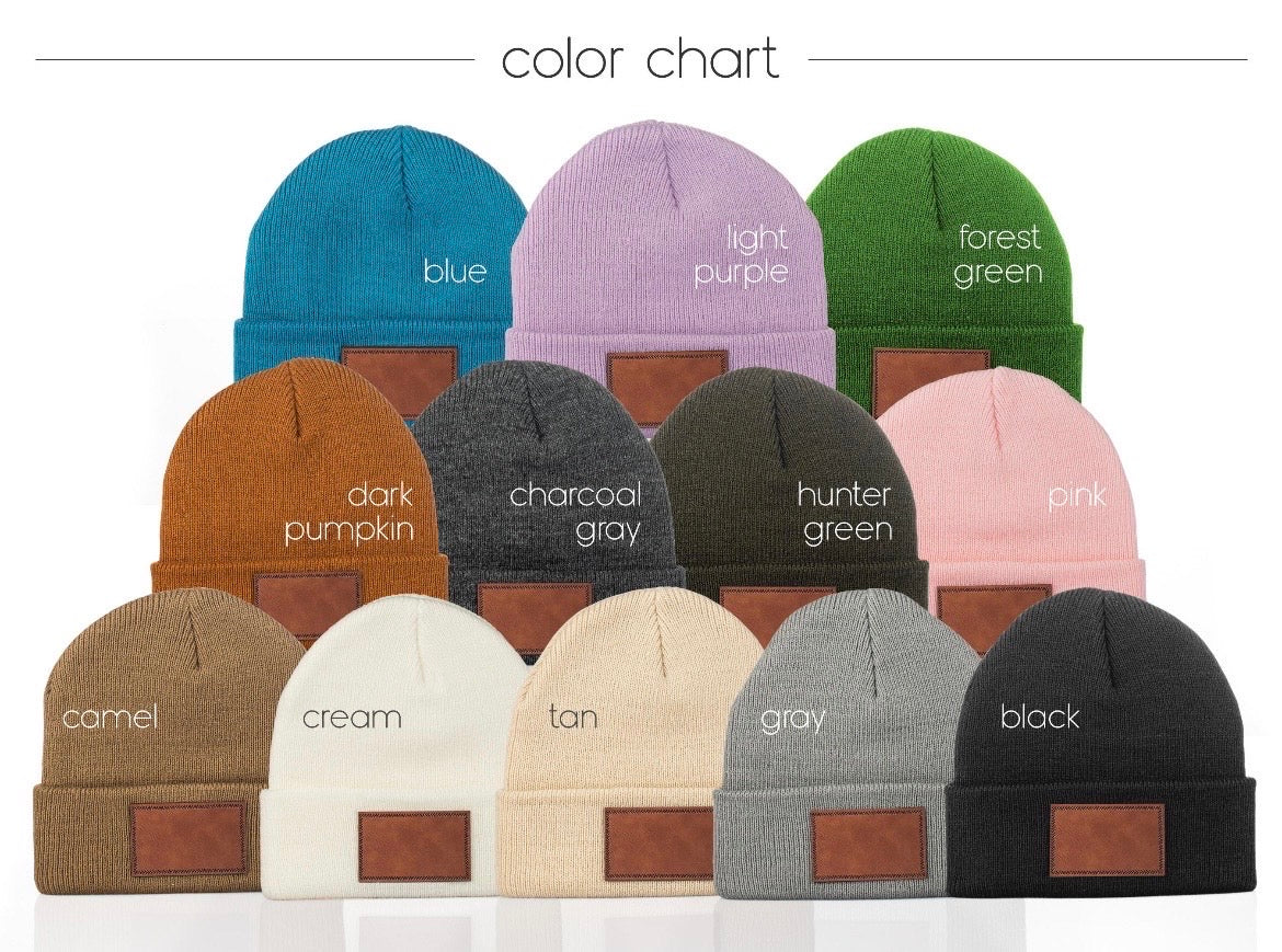 Engraved Beanies